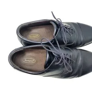 Rockport | Shoes | Mens Rockport M4348 Black Leather Lace Up  display picture 3